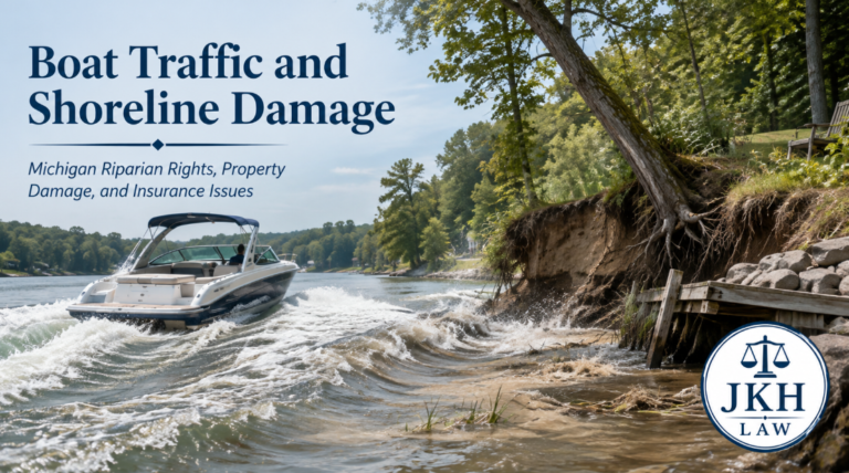 Who Pays When Boat Traffic Damages Michigan Shorelines?